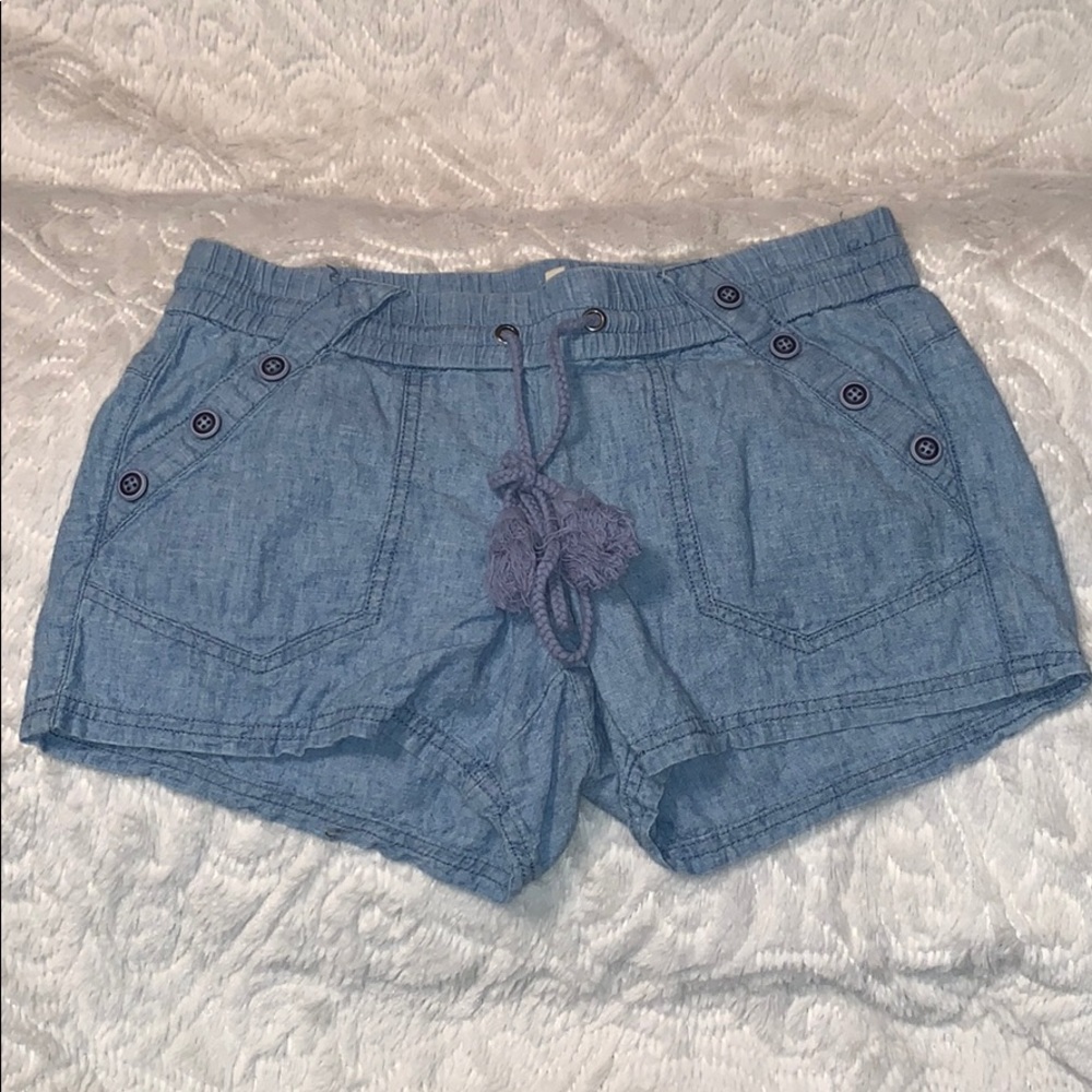 Chambray Shorts